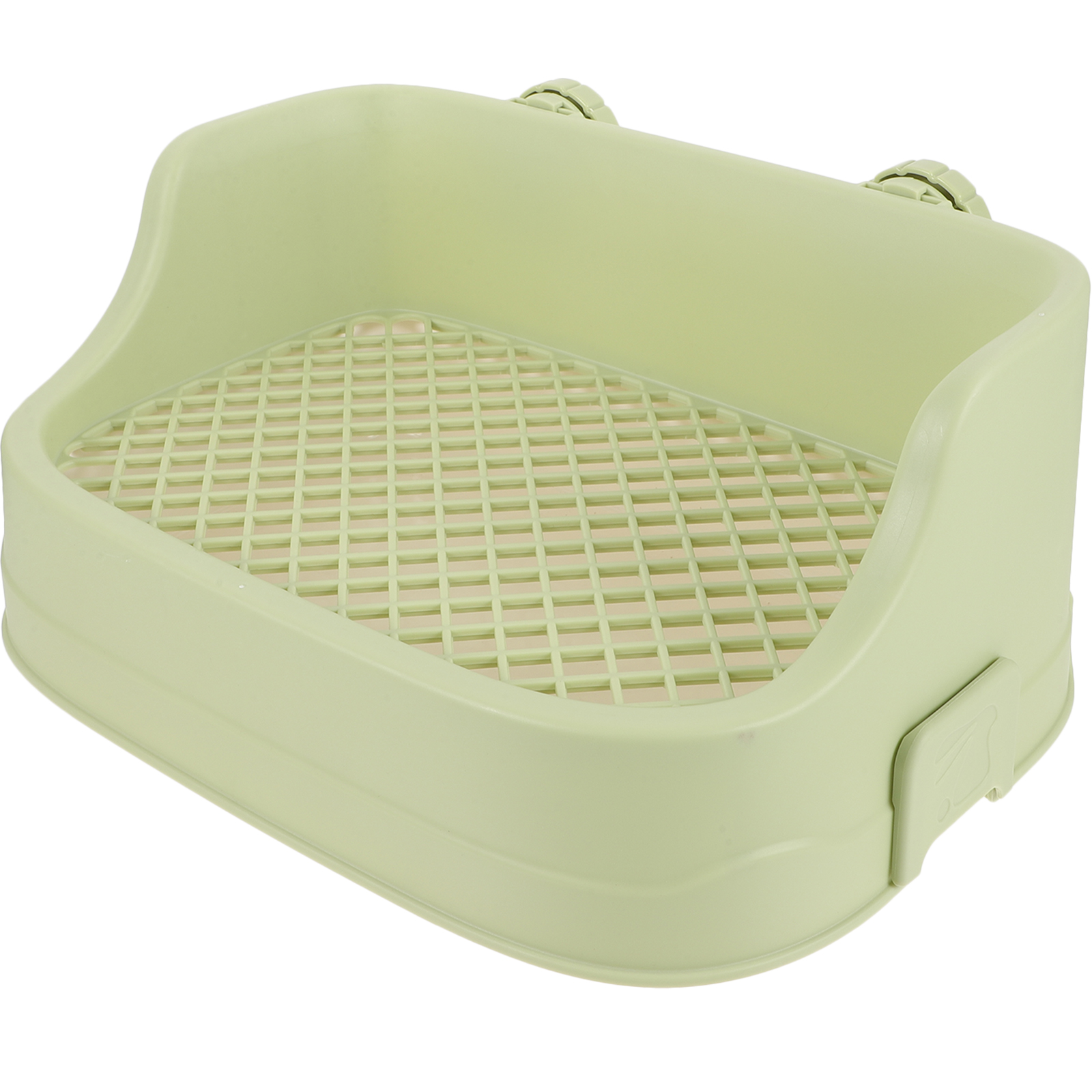 Rabbit Litter Box Toilet Plastic Square Cage Box Potty Trainer Litter