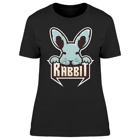 Rabbit Logo T-Shirt Women -Image by Shutterstock, Female Medium