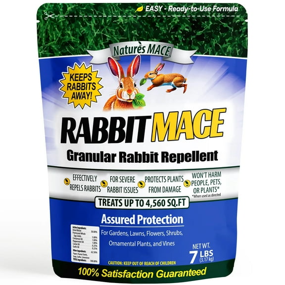 Nature's MACE Rabbit Repellent Granular Bag, 7 lb.