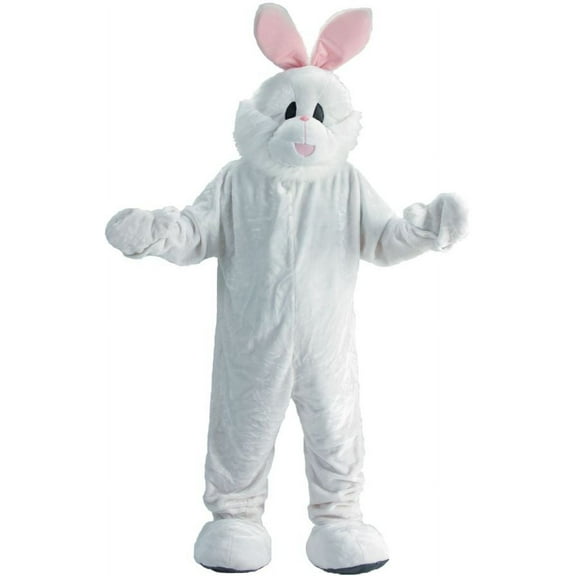 Rabbit Mascot Men's Halloween Fancy-Dress Costume for Adult, Regular One Size