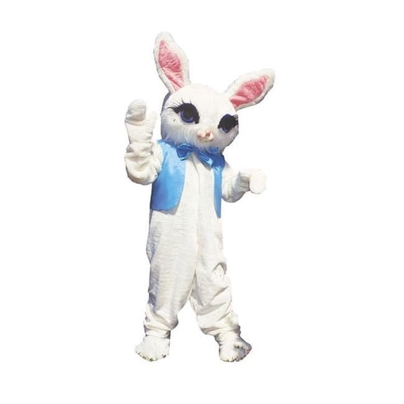 Rabbit Mascot - White - One size fits most adults