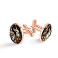 thumbnail image 1 of Rabbit Men's Stainless Steel Cufflink Set for Formal Wear, Made of Stainless Steel, for Weddings and Business Meetings, 1 of 6
