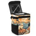 thumbnail image 1 of Rabbit Mini Trash Can Car Trash Can Trash Can for Car: Foldable, with Lid, Leak-Proof, Hanging Storage Bag, 1 of 6