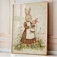 thumbnail image 1 of Rabbit Mom And Baby Love Wall Art, Rabbit Nursery Print, Vintage Style Nursery Wall Art, Mom & Baby Print, Girls Nursery Decor Wall Art, Modern Wall Decor, 8x12 UNFRAMED, 1 of 2