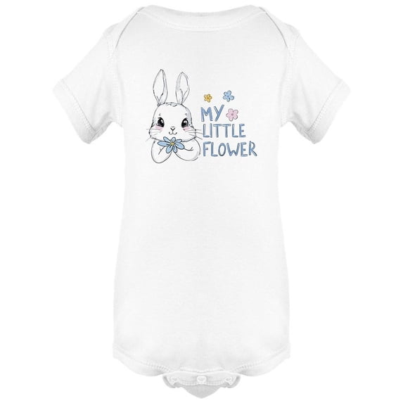 Rabbit My Little Flower Bodysuit Infant -Image by Shutterstock, 24 Months