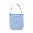thumbnail image 1 of Rabbit Nursery Storage Easter Baby Organizer Blue Checkered Home Textile, 1 of 6