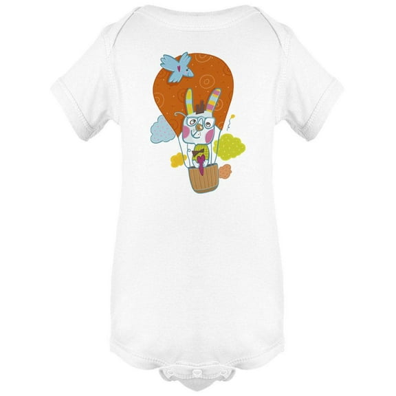 Rabbit On A Ballon Bodysuit Infant -Image by Shutterstock,  Newborn