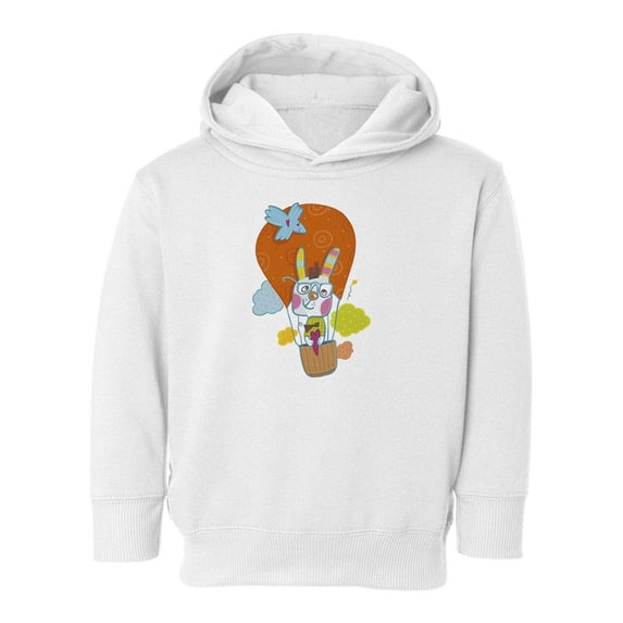 Rabbit On A Ballon Hoodie Toddler -Image by Shutterstock, 2 Toddler