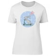 thumbnail image 1 of Rabbit On Scooter With Balloons T-Shirt Women -Image by Shutterstock, Female x-Large, 1 of 2