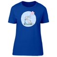 thumbnail image 1 of Rabbit On Scooter With Balloons Tee Women's -Image by Shutterstock, 1 of 1