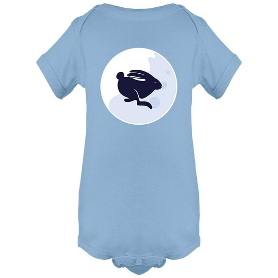 Rabbit On The Moon Graphic Bodysuit Infant -Image by Shutterstock, 24 Months