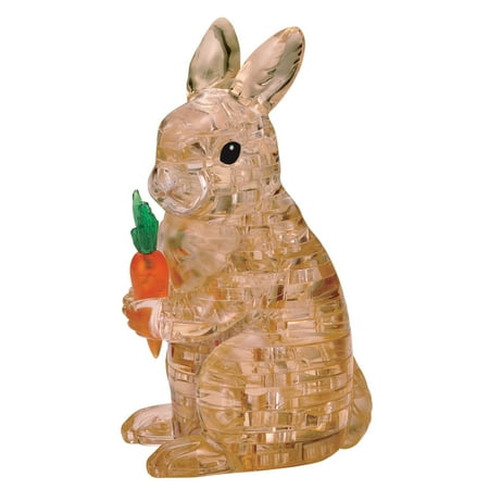 3D Crystal Puzzle - Rabbit, 43 Pcs