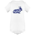 thumbnail image 1 of Rabbit Outline Design Bodysuit Infant -Image by Shutterstock,  24 Months, 1 of 2