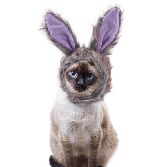 Rabbit Pet Hat, Funny Adjustable Dog Cap for Cats, Cosplay Headwear for Small Pets