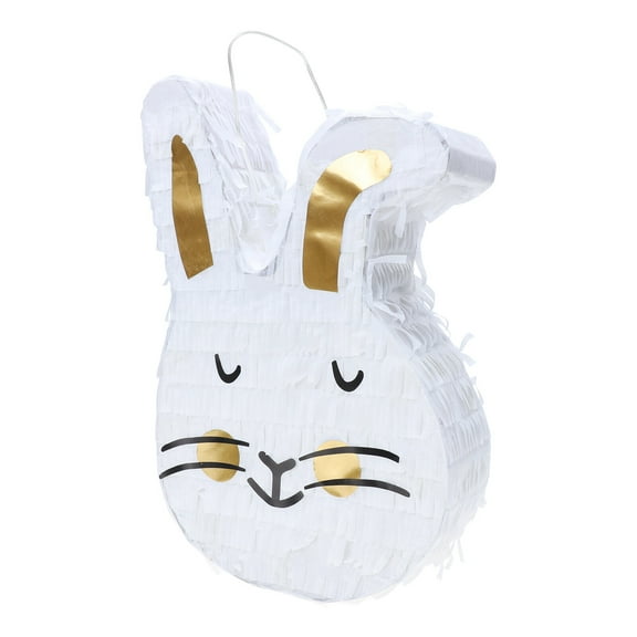 Rabbit Pinata Tree Decoration Paper Pinata 35x23cm White