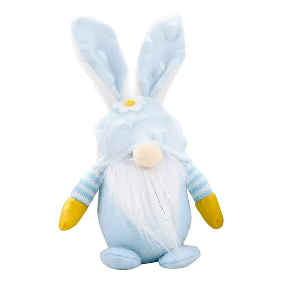 Rabbit Plush Toys Bunny Faceless Doll Easter Baskets Filler Plush Plushie Easter Stuffed Animals Easter Party Favors Gift C - One Size