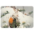 thumbnail image 1 of Rabbit Polyester Non-Slip Machine Washable Outdoor Carpet Door Mat - Door Rug - Door Rugs, 1 of 6