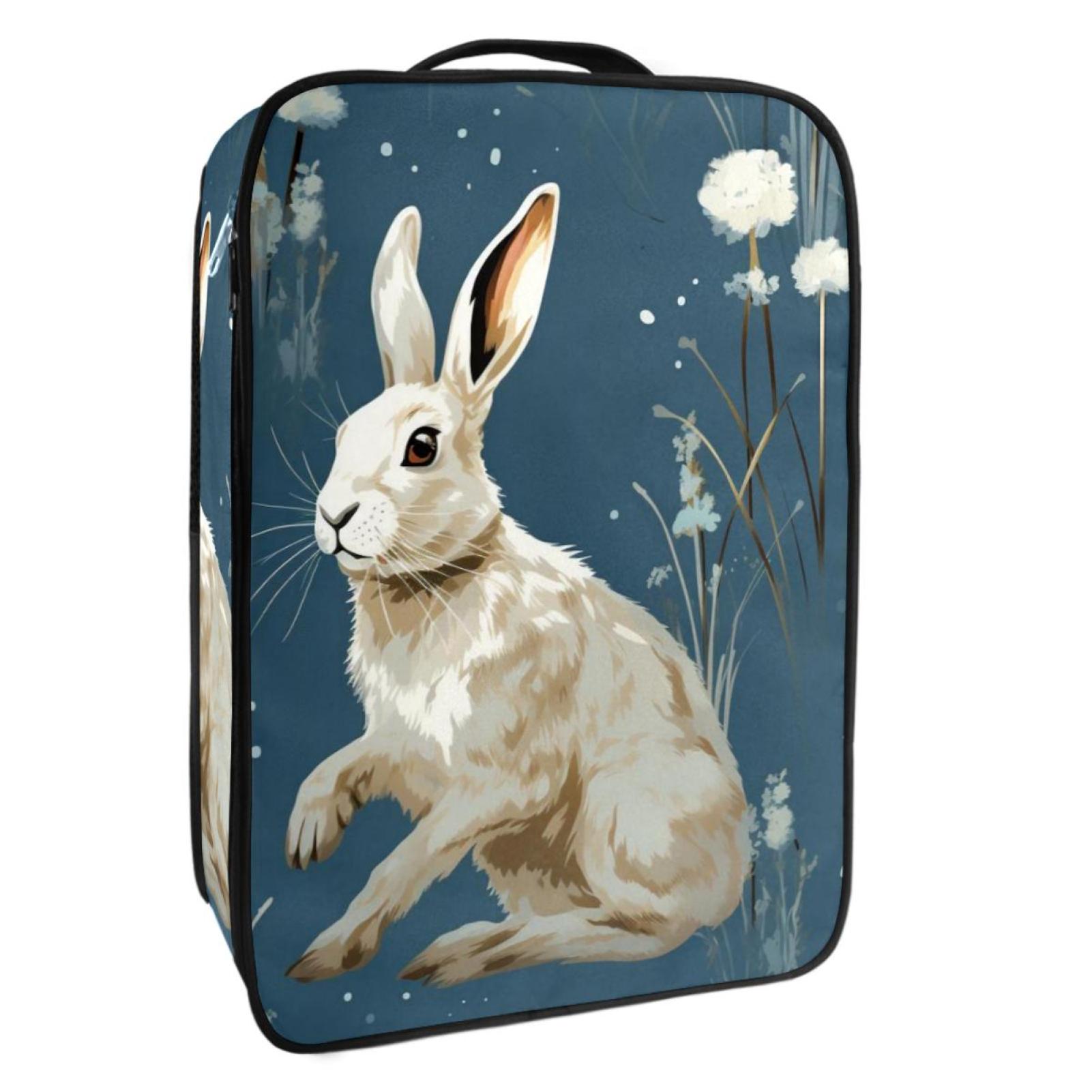 Rabbit Polyester Shoe Storage Box - 23x31cm/9x12in Shoe Organizer ...