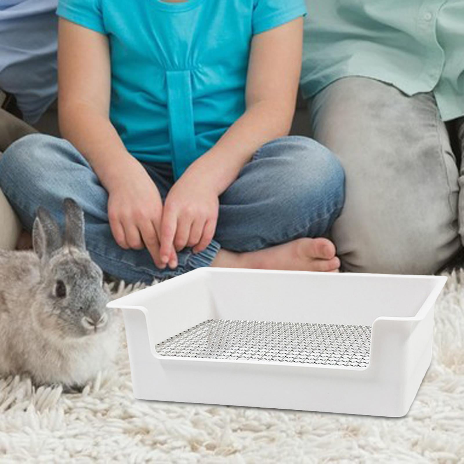 Rabbit Potty Trainer Corner, Small Animals Litter Tray, Heighten Fence