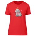 thumbnail image 1 of Rabbit Princess With Crown T-Shirt Women -Image by Shutterstock, Female x-Large, 1 of 2