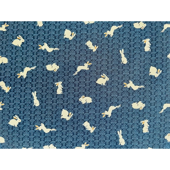 Sevenberry Kasuri - Rabbit Fabric - Robert Kaufman