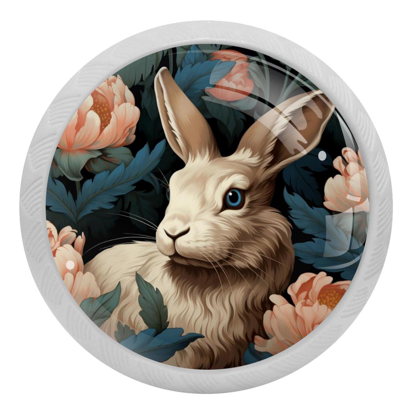 Drawer Lack Rabbit Rabbit Round Glow-in-the-Dark Dresser Knobs: Fluorescent Drawer Pulls ...