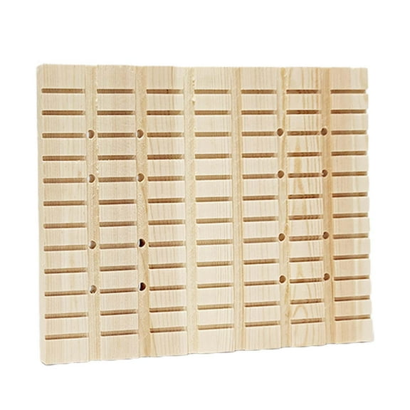 Rabbit Scratch Pad Claws Care Digging Platform Grinding Claws Foot Pad Cage Accessories, Wooden Chew Toys for Hedgehog Small Animals Bunny