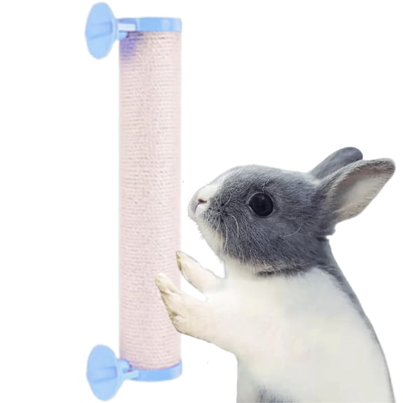 Rabbit Scratching Posts Cage - Rabbit Scratching Pole Designed for Cage Bunny Scratcher Sisal