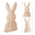 thumbnail image 1 of Rabbit Shape Charcuterie Board for Easter,Farmhouse Bunny Cutting Board,Rabbit-Shaped Wooden Charcuterie Serving Platters for Easter or Spring Rustic Decorative,Wood Serving Wood Trays for Food (B), 1 of 9