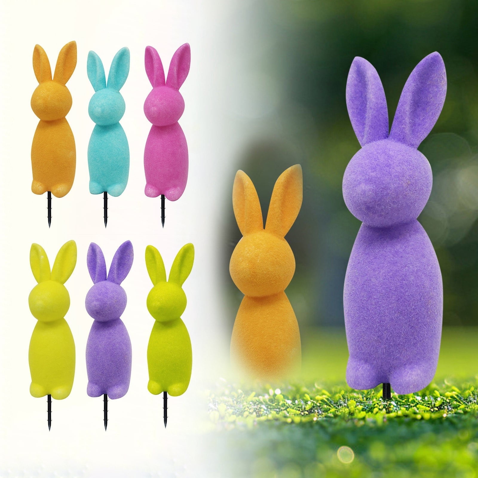 Rabbit Shaped Inserts Green Rabbit Shaped Potted Easter Bunny Suitable ...