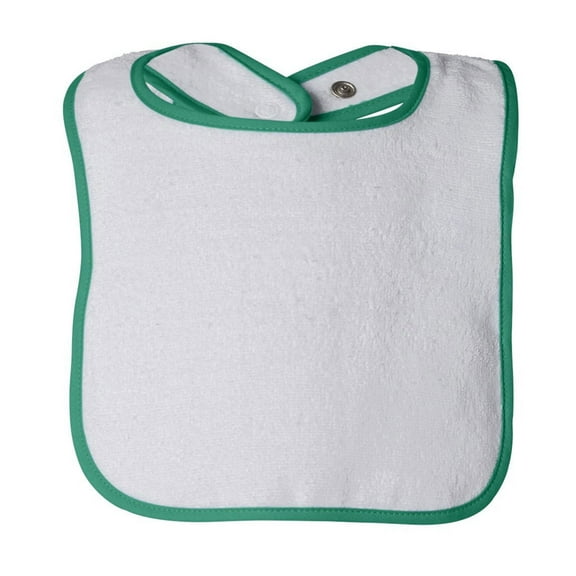 Rabbit Skins 1003 Infant Contrast Trim Terry Bib