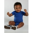 thumbnail image 1 of Rabbit Skins 4405 Infant Vintage Fine Jersey Bodysuit, 12M, Vintage Navy, 1 of 3