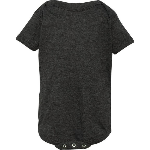 Rabbit Skins 4405 Infant Vintage Fine Jersey Bodysuit, 12M, Vintage Smoke