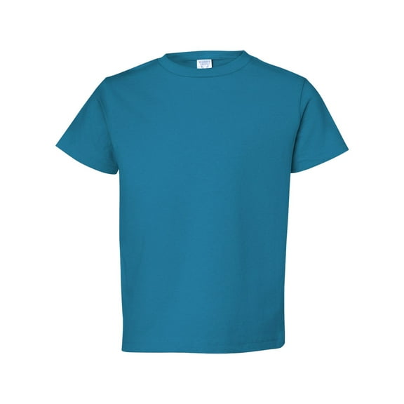 Rabbit Skins 3301J Juvy T-Shirt- Cobalt- Size - 5-6