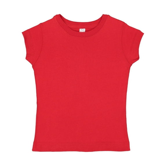 Rabbit Skins 3316 Toddler Girls' Fine Jersey T-Shirt