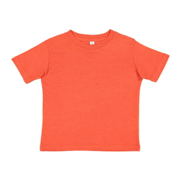 Rabbit Skins 3321 Toddler Fine Jersey Tee, Vintage Orange, 0