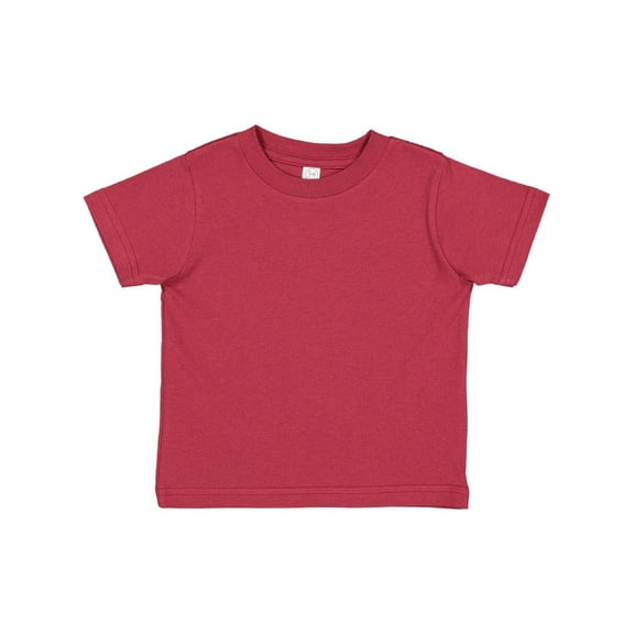 Rabbit Skins 3322 Infant Fine Jersey T-Shirt - Garnet- 24 Months