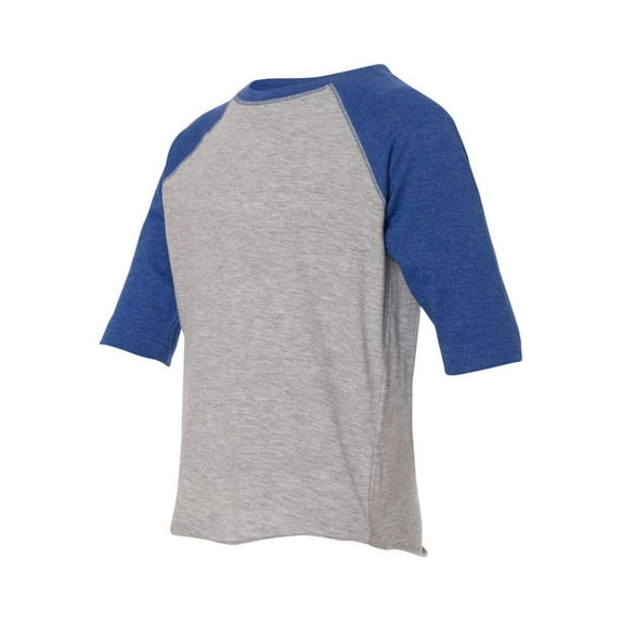 Rabbit Skins 3330 Toddler Vintage Fine Jersey 3/4-Sleeve Baseball T-Shirt