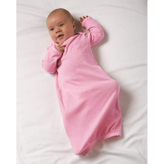 Rabbit Skins 4406 Infant Baby Rib Layette-Red-NB
