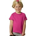 thumbnail image 1 of Rabbit Skins 3301T Toddler Kids Short Sleeve T-Shirt, Fuschia, 3T, 1 of 1