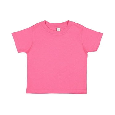 Rabbit Skins 5.5 oz. Jersey Short-Sleeve T-Shirt (RS3301) Hot Pink, 2T
