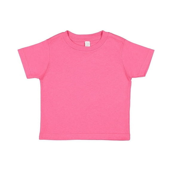 Rabbit Skins 5.5 oz. Jersey Short-Sleeve T-Shirt (RS3301) Hot Pink, 2T