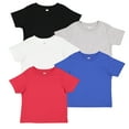 thumbnail image 1 of Rabbit Skins 5 Pack Fine Jersey Toddler T-Shirt Boy & Girl| Kids Tee| Blank Child Tshirt , Flag Day, 2, 1 of 5