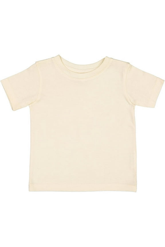 B32138232 Infant Fine Jersey T-Shirt, Natural - 6 Months
