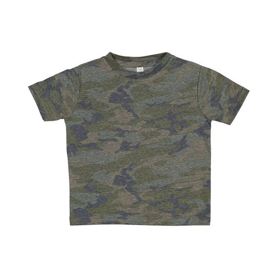 Rabbit Skins B32138962 Infant Fine Jersey T-Shirt, Vintage Camo - 6 Month