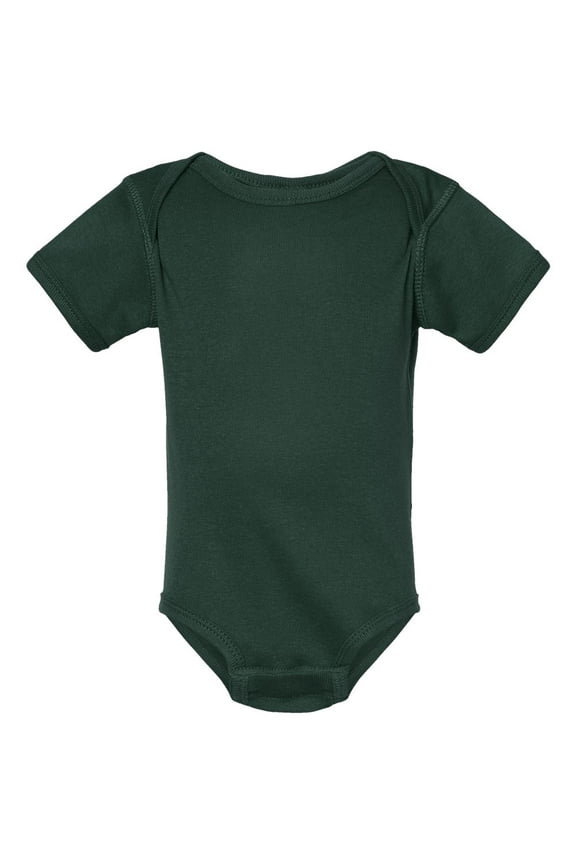 Baby Bodysuit Girl & Boy | Newborn 0-3 Months to 24 Month Toddler, Snap Easy Closure, Forrest, 18 Months