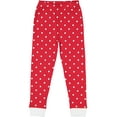 thumbnail image 1 of Rabbit Skins - Baby Rib Infant Pajama Pants, Red & White Dot/White,, 24 Months, 1 of 2