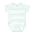 thumbnail image 1 of Rabbit Skins Baby Soft Fine Jersey Short Sleeve Bodysuit (4424) Marine Stripe, 24M, 1 of 1