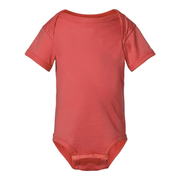 Rabbit Skins Baby Soft Fine Jersey Short Sleeve Bodysuit (4424) Passion Fruit, 24M