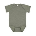 thumbnail image 1 of Rabbit Skins, Baby Soft Fine Jersey Short Sleeve Bodysuit, Bamboo Blackout, 18 Months, 1 of 3